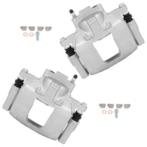 cciyu 18B5044A 18B5045A Front Left & Right Brake Calipers With Bracket For Dodge For Journey 2009-2012
