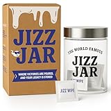 BEARDSHADE Gag Gift Jar (14 FL.Oz) with Wipes, Bonus Cut-Outs in Hilarious Giftable Box, White Elephant Funny Gag Gifts for Men, Adult Prank Gift Ideas for Boyfriend, Husband, & More.