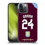 Head Case Designs Officially Licensed Aston Villa Football Club Amadou Onana 2025/26 Players Home Kit Hard Back Case Compatible with Apple iPhone 14 Pro Max