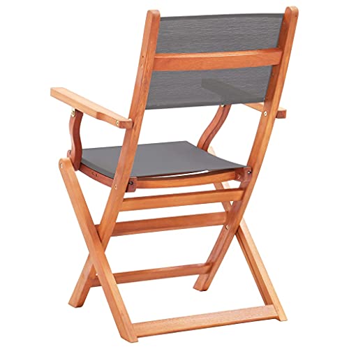 Chaise de jardin pliante en bois d'eucalyptus pour optimiser l'espace