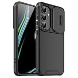 MODFYN Cover per Samsung Galaxy S22+ Plus con Protezione Fotocamera, Robusta Resistente Militare Antiurto Cellulare Bumper Custodia per Samsung Galaxy S22 Plus.Black