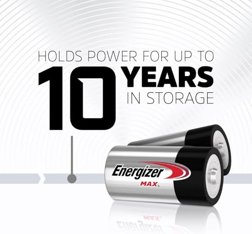 Image of Energizer MAX C Batteries, Premium Alkaline C Cell Batteries, Long-Lasting Power and Protection for Your Everyday Electronics and Devices!