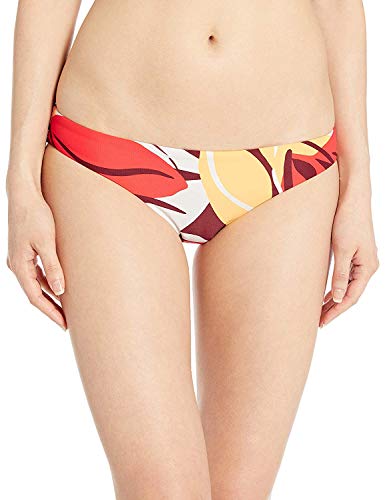 Seafolly Women's Hipster Bikini Bottom Swimsuit, Cut Copy Tangelo, 6 US