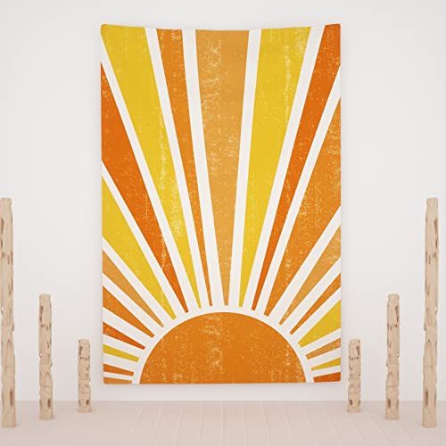 Ovenbird Sonnen-Wandteppich, niedlicher Boho-Wandbehang, vertikal, 152,4 x 101,6 cm Cover