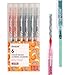 Grabie 24 Colors Magic Layering Markers,12 Double Sided Color Changing Highlighter Pens,（4mm Chisel Tip & 1mm Point Tip） Dual Tip Magic Markers, No Bleed, Quick Drying(2 Sets 6pcs Value Bundle)