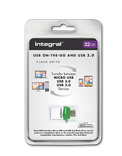 Integral Fusion USB 3.0 and micro USB Flash Drive