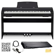 REALISTIC SOUND REPRODUCTION: The Casio PX-770 uses its Multi-dimensional Morphing AiR Sound Source to produce rich and resonant tones that closely replicate the natural sound of an acoustic piano RESPONSIVE KEYBOARD ACTION: The Tri-sensor Scaled Ham...