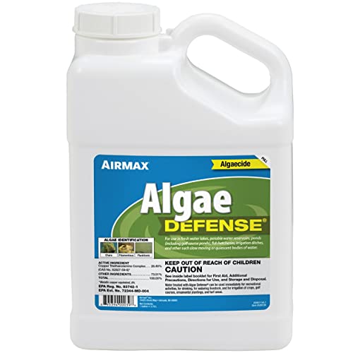 Airmax Algae Defense EPA Registered Algaecide for Large Ponds & Lakes 1 Gal