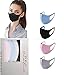Produktbild Protectafile Gesichtsbedeckung aus Stoff, 4 Farben, Schwarz, Grau, Rosa, Blau, 4 Stück