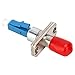 Leapiture Fiber Optic Adapter Fiber Optic Converter Single Mode Adapter Fiber Optic Joiner Fiber Optic Patch Adapter ABS for Industrial