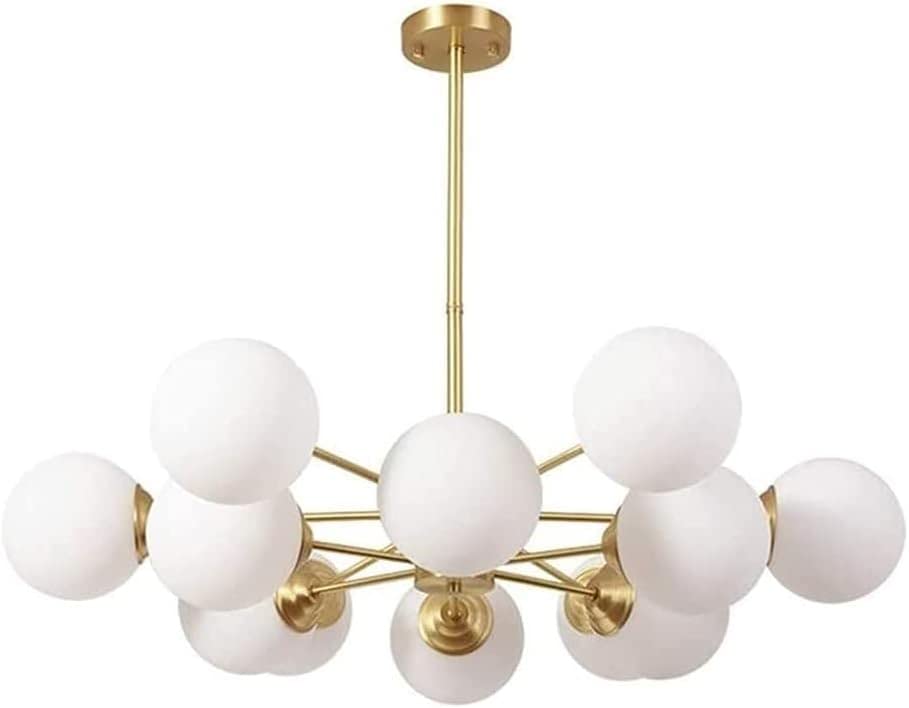 Lustre en cuivre vintage de prestige suspension chic globe mat