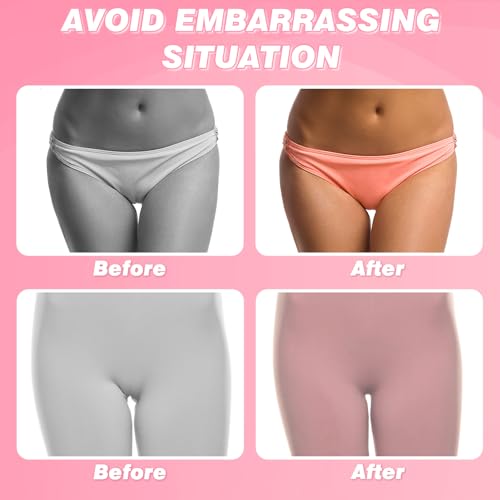 Image of Camel Toe Concealer - 4 Pack Reusable Camel Toe Silicone Prevention Underwear for Women, Anti Camel Toe Guard Stopper for Yoga Activewear (Skin color 4pack)
