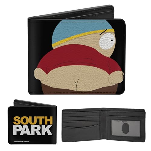 South Park Wallet Bifold Cartman Mooning Pose and Logo Vegan Leather