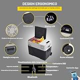 VEVOR Glacière Électrique Portable de 40 L Réfrigérateur de Voiture Mini Frigo Silencieux 220V avec Panneau Numérique -20 à 20℃ pour Maison, Voiture et Camping - 5