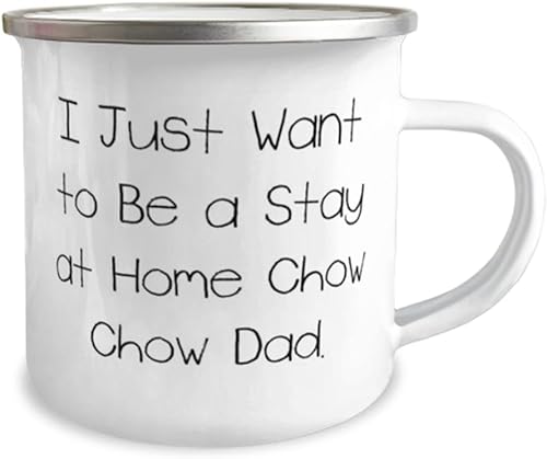 Miniatura 2 de Taza Chow Chow Chow Dad, Chow Chow Dog con texto en inglés "I Just Want to Be a Stay at Home Chow Dad. Chow Chow Dog Taza, Chow Chow Camper Mug de