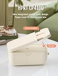 HPRT Imprimante photo 4x6,+20 Feuilles & 1ribbon, Wi-Fi Imprimante instantanée sans fil pour iPhone, Android, Smartphone, Sublimation thermique des colorants, AR Impression vidéo (Renewed)