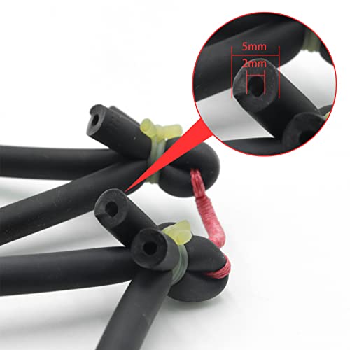 oubert 5 Pcs Slingshot Fishing Bands with 3 Pcs Fishing Darts and A Adjustable Finger Guard Hunting Slingshot Fishing Set for Fish (Brown) - Image 7