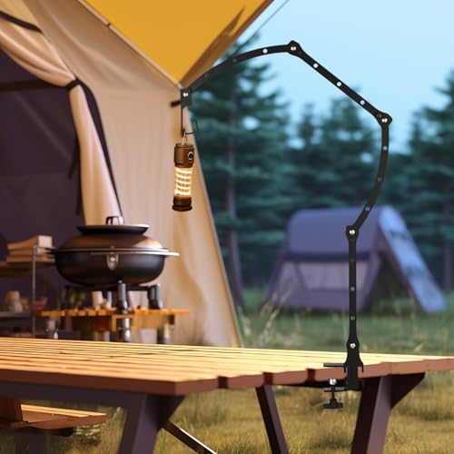 Support de lanterne de camping pliable et réglable pour table de pique-nique - 3