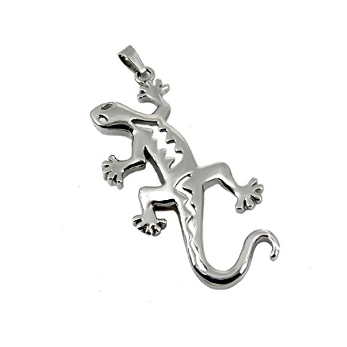 Generisch Pendentif magnétique Salamandre en argent - Design vintage Joynesse - Bijou magnétique TRX # 51