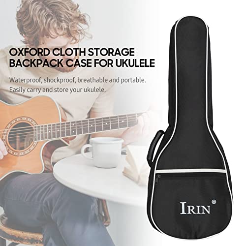 HUIOP 26寸 Ukulele Case Sac de Transport étanche avec Double bandoulière réglable Poche extérieure Sac à Dos Antichoc pour Guitare ukulélé,Sac à Dos ukulélé - Les Beatles, Paul McCartney, John Lennon, RIngo Starr, George Harrison HUIOP 26寸 Ukulele Case Sac de Transport étanche avec Double bandoulière réglable Poche extérieure Sac à Dos Antichoc pour Guitare ukulélé,Sac à Dos ukulélé – Image 3