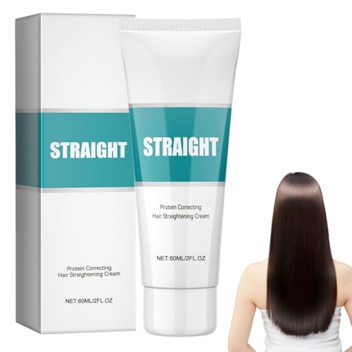 Crema lisciante per capelli Wadexr, creme liscianti per capelli ricci con proteine della seta e lucentezza, trattamento correttivo naturale, trattamento correttivo con proteine (1pcs)