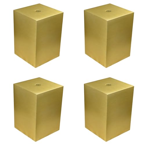 Elevadores de muebles de aleación de aluminio: juego de 4 piezas premium de alta estabilidad 2