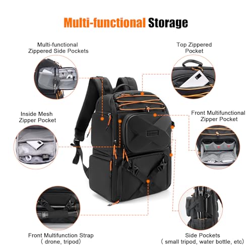 Mochila para cámara profesional impermeable resistente miniatura 5