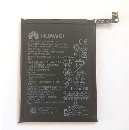 MLTrade - Bateria Original Huawei HB396285ECW para Huawei P20(EML-L29), 3320mAh, Embalaje Bulk con Bolsa Anti-estática