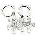 JJTZX You are My Person Grey's Anatomy Inspired Charm Expandable Wire Bangle Bracelet Puzzle Piece Keychains (Puzzle Keychain)