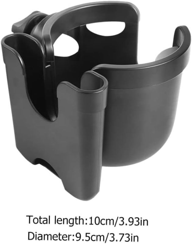 VICASKY ABS Plastic Baby Stroller Cup Holder with Phone Rack Universal Design for Milk Bottles and Water Bottles Sturdy and Versatile for Parents Go