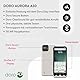 Doro - Aurora A30 Smartphone - Seniorenhandy - Einfach zu bedienen - Hilfetaste mit GPS-Ortung - Hörgerätekompatibel - Inklusive USB-Kabel - Graphit
