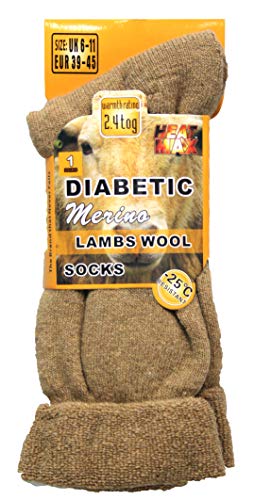 Merino Premium - Calcetines de lana de cordero para hombre (2,4 tog)