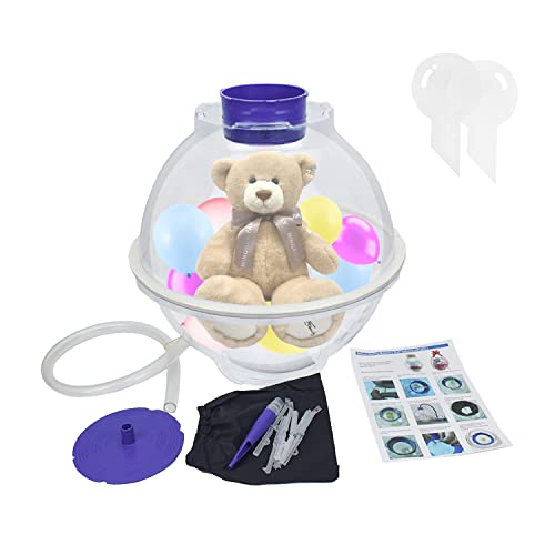 Balloon Stuffing Machine, Expander Stuffer Extractor for Rose Bouquet, Wedding, Christmas, Birthday Party Gift Art Filling Decoration Supply (Purple)