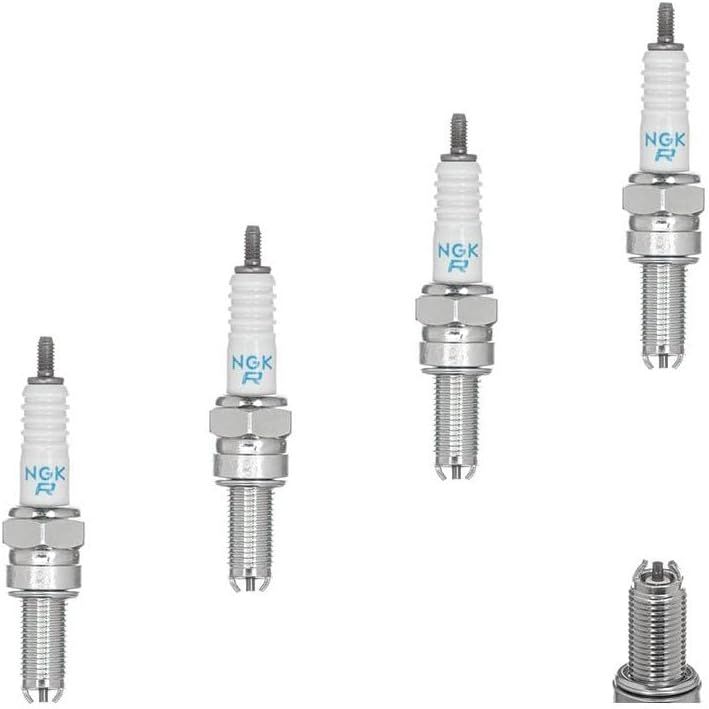 Velas de ignição NGK CR9EK 4548 com 2 eletrodos de massa – Conjunto com 4 unidades