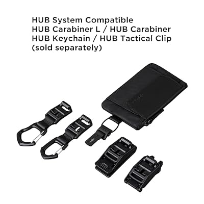 ALPAKA Zip Pouch Coin - Compact EDC Card Holder and Cash Wallet - RFID Blocking Minimalist Travel Wallet - Weatherproof Black X-Pac VX21 Fabric