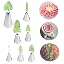 RoseFlower Decorazione Torta, 4 Pezzi Ugello in Acciaio Inossidabile Bocchette Decorative Pasticceria - Decorazione Pasticceria Utensili per Cupcakes, Pasta di Zucchero, Biscotti e Pasticceria RoseFlower Decorazione Torta, 4 Pezzi Ugello in Acciaio Inossidabile Bocchette Decorative Pasticceria - Decorazione Pasticceria Utensili per Cupcakes, Pasta di Zucchero, Biscotti e Pasticceria