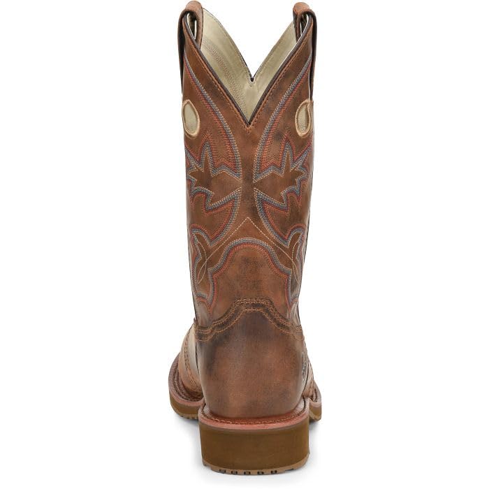 DOUBLE-H Antonio Composite Toe Mens Industrial and Construction Boot - Durable Leather, Slip-Resistant Sole, EH Rated4