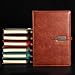 PU Leather B5 Journal Notebook Lined Paper Daily Planner Notepad with Buckle