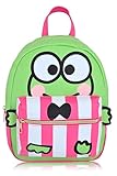 Fast Forward Mochila Sanrio Hello Kitty and Friends para mulheres, homens, unissex | Mini mochila fofa de couro PU 25,4 cm, Keroppi, P