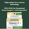Nature's Bounty Stress Support Plus Melatonin, 56 Tri-Layered Tablets | Sleep3 Maximum Strength 100% Drug Free Sleep Aid, Dietary Supplement with Ashwagandha, Time Release Technology, 10mg Tablet 56 Count (Pack of 1) 6