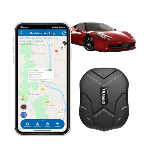 GPS Tracker for Vehicles 4G LTE GPS Tracker Strong Magnet Standby 60 Days Car Tracker Device Free Installation Historical Route Tracking Devices for Cars Hidden TK905