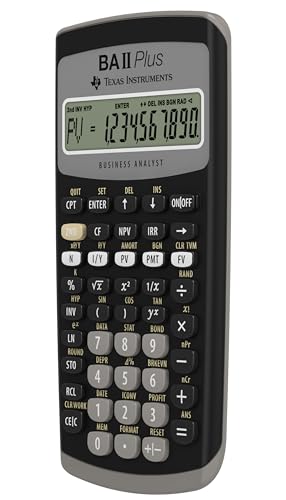 Texas Instruments BA II Plus Financial Calculator, Black image 6