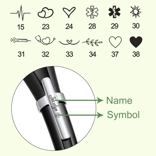 Personalized Stethoscope Name Tag Custom Stethoscope ID Charm Accessories Nurse Gifts for Doctor Vet - Thumbnail 4