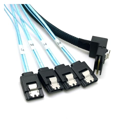 Cable divisor SFF-8087 a 4 SATA 7Pin 100cm miniatura 5