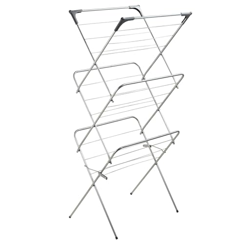 Karn Fly Wäscheständer Aus Buche - Klappbar Mit 15m Leine Made In Italy