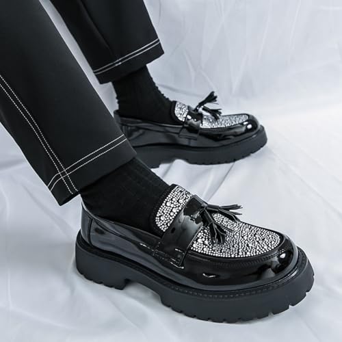 Men's Platform Loafers, Stylish Casual Dress Shoes - Ideal for Office Days, Weekend Gatherings & Urban Strolls3