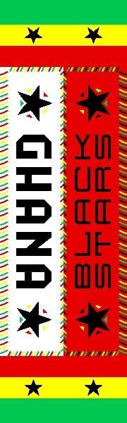 Ghana Soccer Knit Scarf