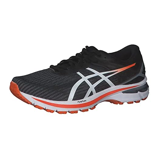 ASICS Herr Gt-2000 9 Road Running Shoe, Svartvit - 41.5 EU