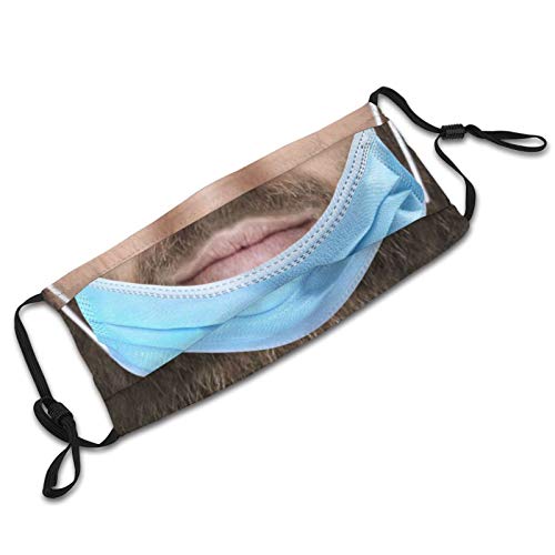 Bearded Man Realistic Prank Face Mask Funny Mask Fashion Scarf Reusable Balaclavas For Men Women #TOP5