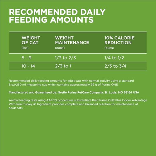 Image of Purina ONE Natural, Low Fat, Weight Control, Indoor Dry Cat Food, +Plus Indoor Advantage - 7 lb. Bag